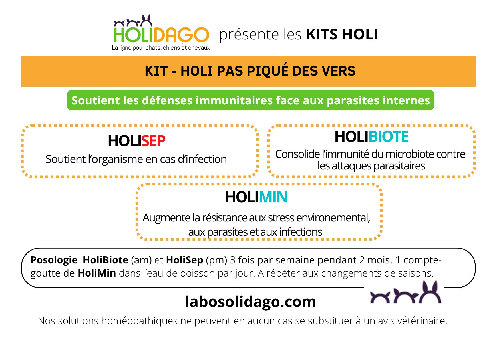 Kit Holi Pas piqué des vers
